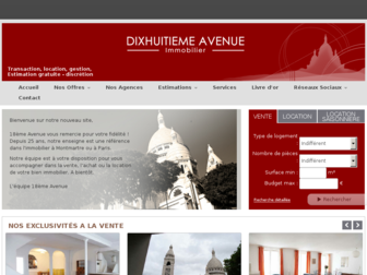 18avenue.fr website preview