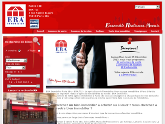 immobilier-paris-18-era-tli.fr website preview