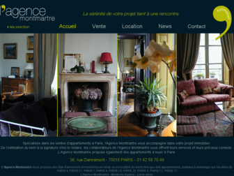 lagencemontmartre.fr website preview