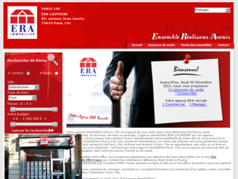 era-immobilier-paris-19-jean-jaures.fr website preview