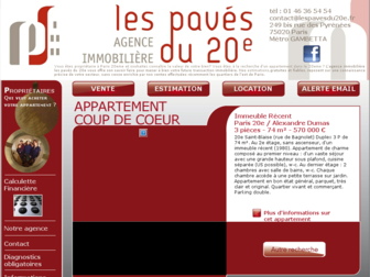 lespavesdu20e.fr website preview