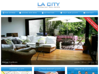 lacity-immobilier.com website preview