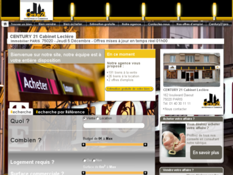century21-leclere-commerces.com website preview