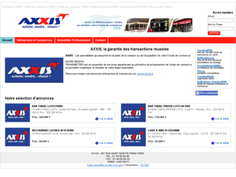 axxis.octissimo.com website preview