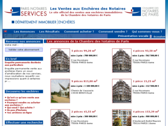 encheres-paris.com website preview