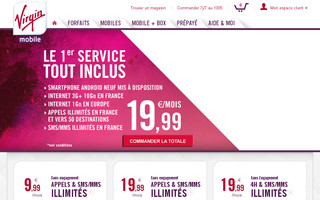virginmobile.fr website preview