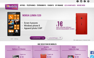 m6mobile.fr website preview