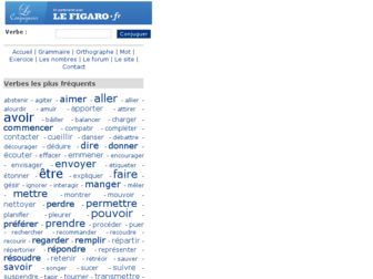 mobile.leconjugueur.lefigaro.fr website preview