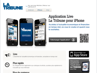 mobile.latribune.fr website preview