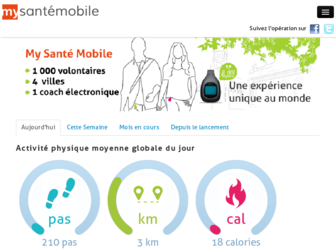 mysantemobile.fr website preview