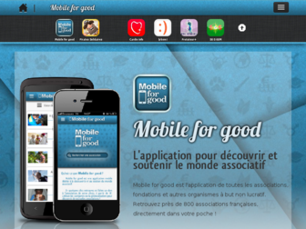 mobileforgood.fr website preview