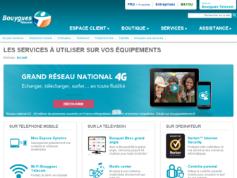 services.bouyguestelecom.fr website preview