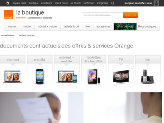 tarifsetcontrats.orange.fr website preview