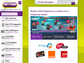 telandcom.fr website preview