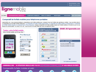 lignemobile.com website preview