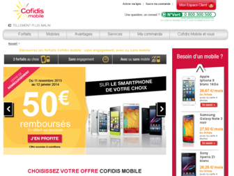cofidis-mobile.fr website preview