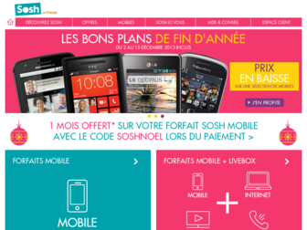 sosh.fr website preview