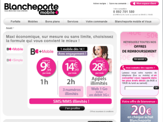 blancheporte-mobile.fr website preview