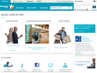 contact.bouyguestelecom.fr website preview