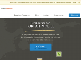 forfait-gagnant.com website preview