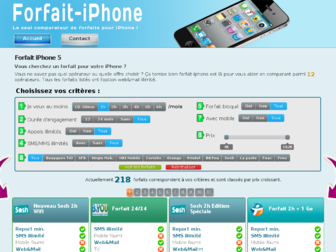 forfait-iphone.org website preview