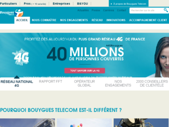 corporate.bouyguestelecom.fr website preview