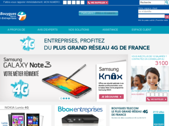 bouyguestelecom-entreprises.fr website preview