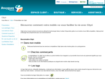cityzi.bouyguestelecom.fr website preview