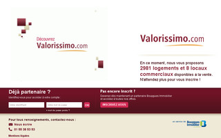 valorissimo.com website preview