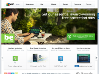 free.avg.com website preview