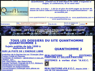 quanthomme.free.fr website preview