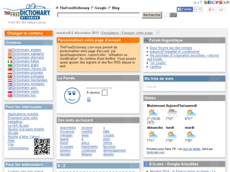 fr.thefreedictionary.com website preview