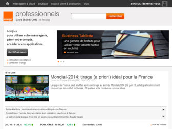 pro.orange.fr website preview