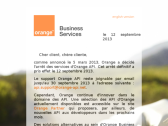api.orange.com website preview