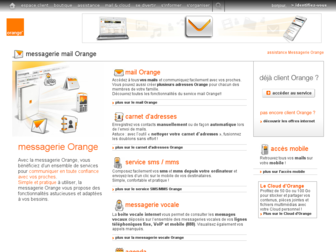 messagerie.orange.fr website preview