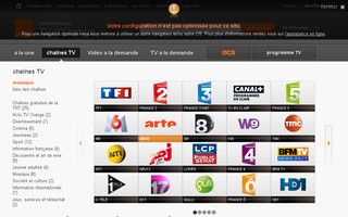 chaines-tv.orange.fr website preview