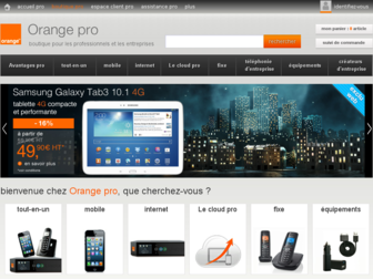 boutiquepro.orange.fr website preview