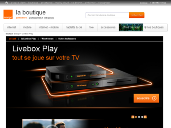 liveboxplay.orange.fr website preview