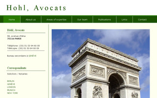 hohl-avocats.com website preview