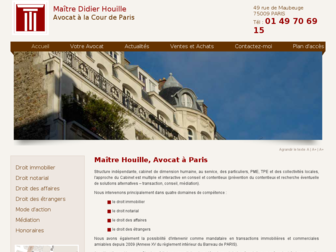 avocat-houille.com website preview