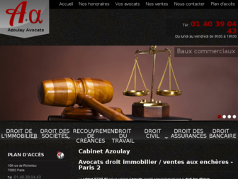 azoulay-avocats.com website preview
