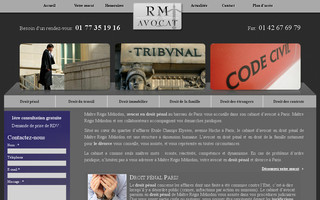 regis-meliodon-avocat.com website preview