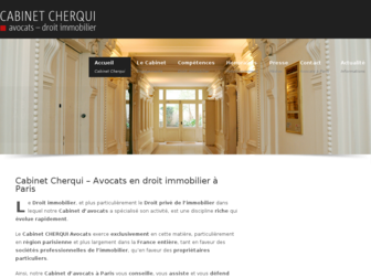 cherqui-avocats-immobilier.fr website preview
