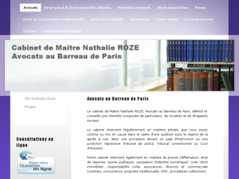 nathalie-roze-avocat.com website preview