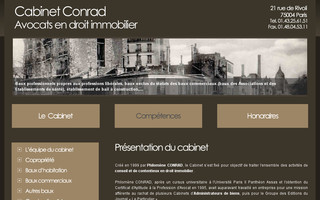 conradavocats.fr website preview