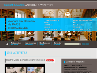 avocats-international.com website preview