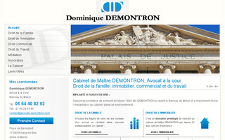 avocats-demontron.com website preview