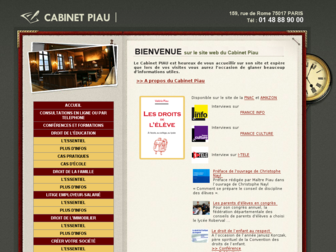 cabinet-piau.fr website preview