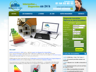dimm-diag.fr website preview
