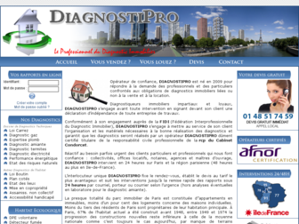 diagnostipro.fr website preview